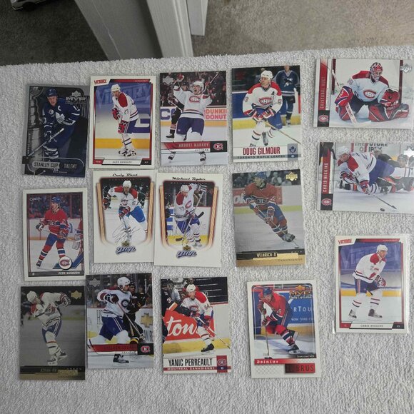 15-Card Hockey Lot - Mats Sundin Insert, Gilmour HOF & Canadiens Stars! (Sleeved - Picture 1 of 9